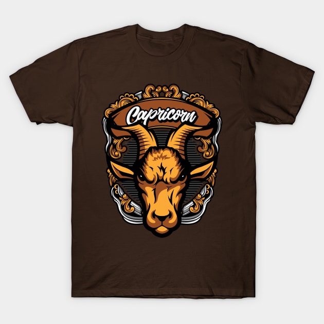 Zodiac CAPRICORN Frame Series T-Shirt by ZODIAC HOLIC